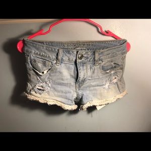 American eagle jean shorts